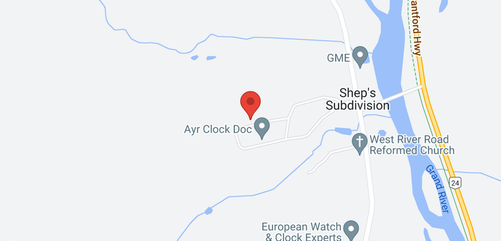 map of 43 Sylvan Drive